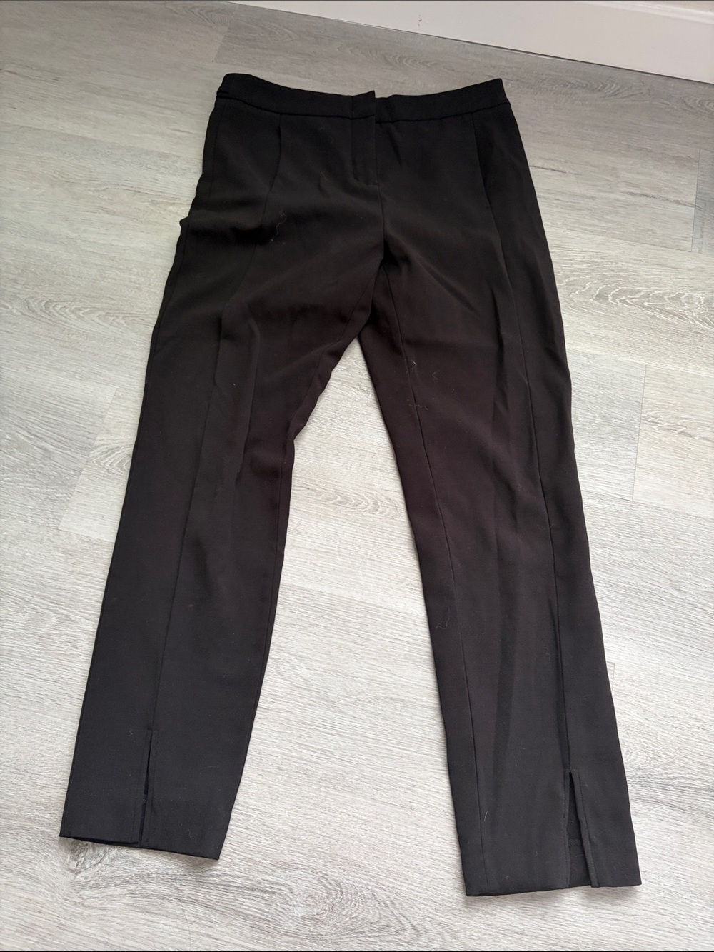 Men's Black Tailored Dress Pants